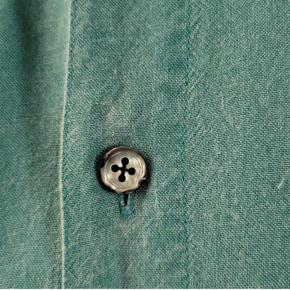 Alfani Rayon Button Up Short Sleeve XL - Picture 3 of 4